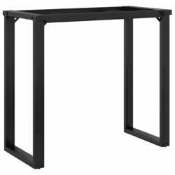 vidaXL Dining Table Legs O-Frame Desk Legs Metal Furniture Legs Cast Iron
