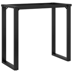 vidaXL Dining Table Legs O-Frame Desk Legs Metal Furniture Legs Cast Iron