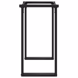 vidaXL Dining Table Legs O-Frame Desk Legs Metal Furniture Legs Cast Iron - Additional view 4