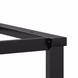 vidaXL Dining Table Legs O-Frame Desk Legs DIY Metal Furniture Legs Steel - Additional view 6