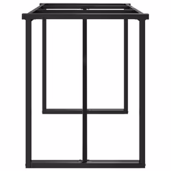vidaXL Dining Table Legs O-Frame Desk Legs Metal Furniture Legs Cast Iron - Additional view 4