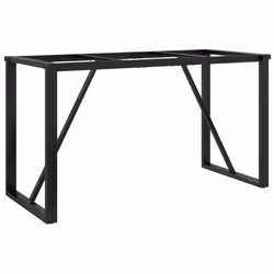 vidaXL Dining Table Legs O-Frame Desk Legs Metal Furniture Legs Cast Iron - Additional view 5