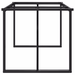 vidaXL Dining Table Legs O-Frame Desk Legs Metal Furniture Legs Cast Iron - Additional view 4