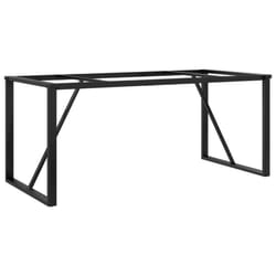 vidaXL Dining Table Legs O-Frame Desk Legs Metal Furniture Legs Cast Iron
