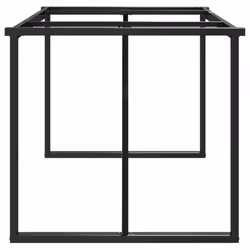 vidaXL Dining Table Legs O-Frame Desk Legs Metal Furniture Legs Cast Iron - Additional view 4