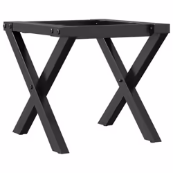 vidaXL Coffee Table Legs X-Frame Desk Legs DIY Metal Furniture Legs Steel