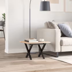 vidaXL Coffee Table Legs X-Frame Desk Legs DIY Metal Furniture Legs Steel
