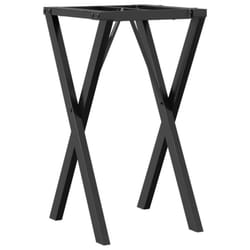 vidaXL Dining Table Legs X-Frame Desk Legs DIY Metal Furniture Legs Steel