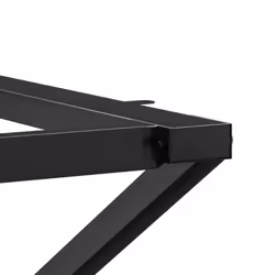 vidaXL Dining Table Legs X-Frame Desk Legs DIY Metal Furniture Legs Steel - Additional view 6