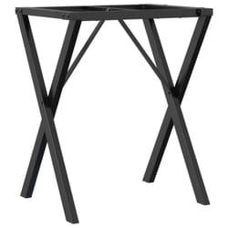 vidaXL Dining Table Legs X-Frame Desk Legs DIY Metal Furniture Legs Steel