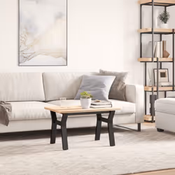 vidaXL Coffee Table Legs Y-Frame Desk Legs Metal Furniture Legs Cast Iron
