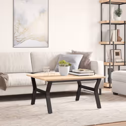 vidaXL Coffee Table Legs Y-Frame Desk Legs Metal Furniture Legs Cast Iron