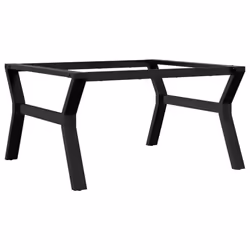 vidaXL Coffee Table Legs Y-Frame Desk Legs Metal Furniture Legs Cast Iron - Additional view 5