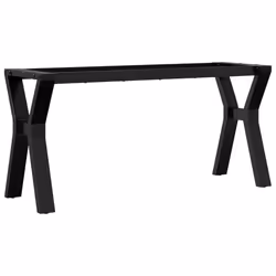 vidaXL Coffee Table Legs Y-Frame Desk Legs DIY Metal Furniture Legs Steel - Additional view 5