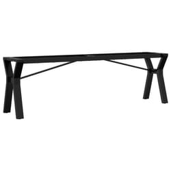 vidaXL Coffee Table Legs Y-Frame Desk Legs DIY Metal Furniture Legs Steel