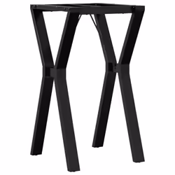 vidaXL Dining Table Legs Y-Frame Desk Legs DIY Metal Furniture Legs Steel