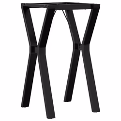 vidaXL Dining Table Legs Y-Frame Desk Legs DIY Metal Furniture Legs Steel - Additional view 5