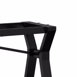 vidaXL Dining Table Legs Y-Frame Desk Legs DIY Metal Furniture Legs Steel - Additional view 6