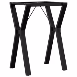 vidaXL Dining Table Legs Y-Frame Desk Legs DIY Metal Furniture Legs Steel