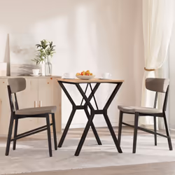 vidaXL Dining Table Legs Y-Frame Desk Legs DIY Metal Furniture Legs Steel