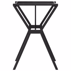 vidaXL Dining Table Legs Y-Frame Desk Legs DIY Metal Furniture Legs Steel - Additional view 4