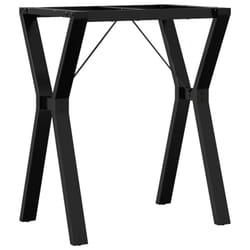 vidaXL Dining Table Legs Y-Frame Desk Legs DIY Metal Furniture Legs Steel