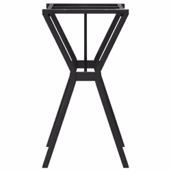 vidaXL Dining Table Legs Y-Frame Desk Legs DIY Metal Furniture Legs Steel - Additional view 4