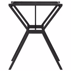 vidaXL Dining Table Legs Y-Frame Desk Legs DIY Metal Furniture Legs Steel - Additional view 4