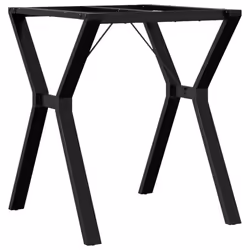 vidaXL Dining Table Legs Y-Frame Desk Legs DIY Metal Furniture Legs Steel - Additional view 5