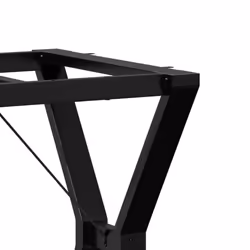 vidaXL Dining Table Legs Y-Frame Desk Legs DIY Metal Furniture Legs Steel - Additional view 6