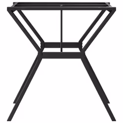 vidaXL Dining Table Legs Y-Frame Desk Legs DIY Metal Furniture Legs Steel - Additional view 4