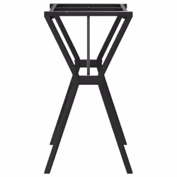 vidaXL Dining Table Legs Y-Frame Desk Legs DIY Metal Furniture Legs Steel - Additional view 4