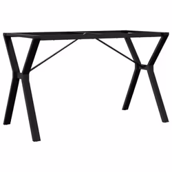 vidaXL Dining Table Legs Y-Frame Desk Legs DIY Metal Furniture Legs Steel