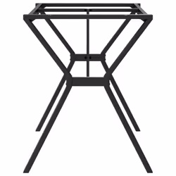 vidaXL Dining Table Legs Y-Frame Desk Legs DIY Metal Furniture Legs Steel - Additional view 4