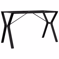 vidaXL Dining Table Legs Y-Frame Desk Legs DIY Metal Furniture Legs Steel - Additional view 5