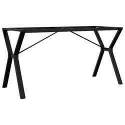 vidaXL Dining Table Legs Y-Frame Desk Legs DIY Metal Furniture Legs Steel