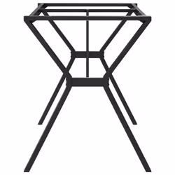 vidaXL Dining Table Legs Y-Frame Desk Legs DIY Metal Furniture Legs Steel - Additional view 4