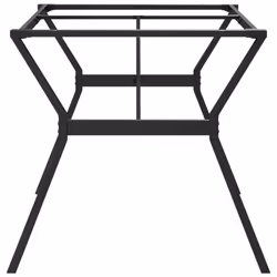 vidaXL Dining Table Legs Y-Frame Desk Legs DIY Metal Furniture Legs Steel - Additional view 4