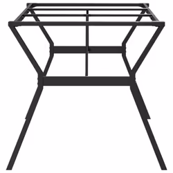 vidaXL Dining Table Legs Y-Frame Desk Legs DIY Metal Furniture Legs Steel - Additional view 4