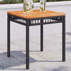 VidaXL 365864 outdoor table Black, Brown