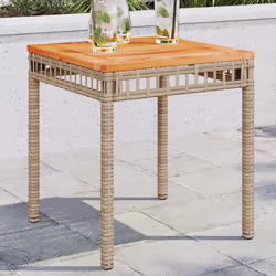 VidaXL 365865 outdoor table Beige, Brown