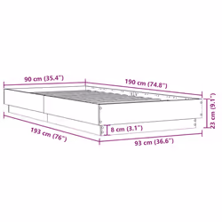 VidaXL 839632 bed frame - Additional view 8