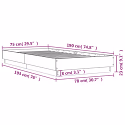 VidaXL 839643 bed frame - Additional view 8