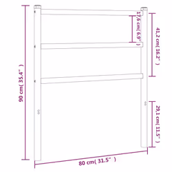 VidaXL 355440 headboard/footboard White