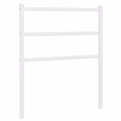 VidaXL 355441, White, Steel, 80 cm, 850 mm, 90 cm, 30 mm