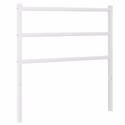 VidaXL 355442, White, Steel, 90 cm, 950 mm, 90 cm, 30 mm