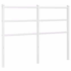VidaXL 355445, White, Steel, 120 cm, 1250 mm, 90 cm, 30 mm