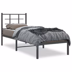 VidaXL 355552, Black, 850 mm, 2.07 m, 900 mm, 800 x 2000 mm, 26 cm