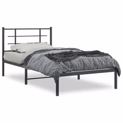 VidaXL 355565, Black, 1870 mm, 2.07 m, 900 mm, 1800 x 2000 mm, 26 cm