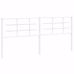 VidaXL 355648, White, Steel, 2 m, 2060 mm, 90 cm, 30 mm